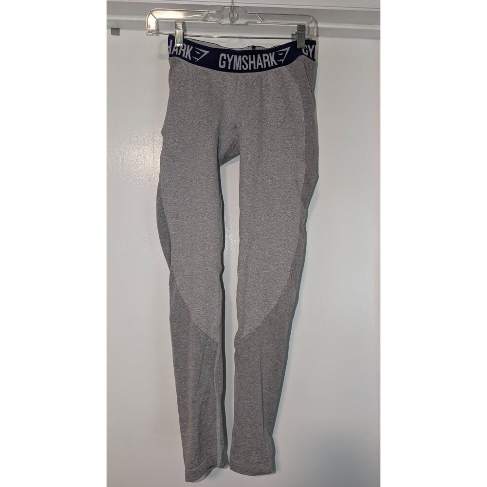 GymShark Flex Dry Leggings Gray/purple Med Women's
